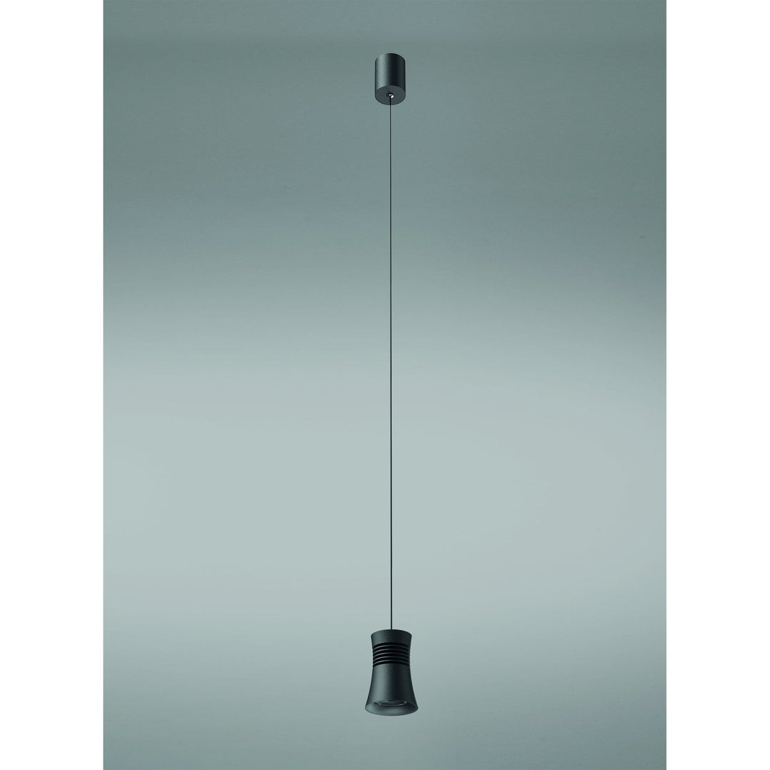 Mantra M7787 Pagoda Pendant 12.5W LED Black