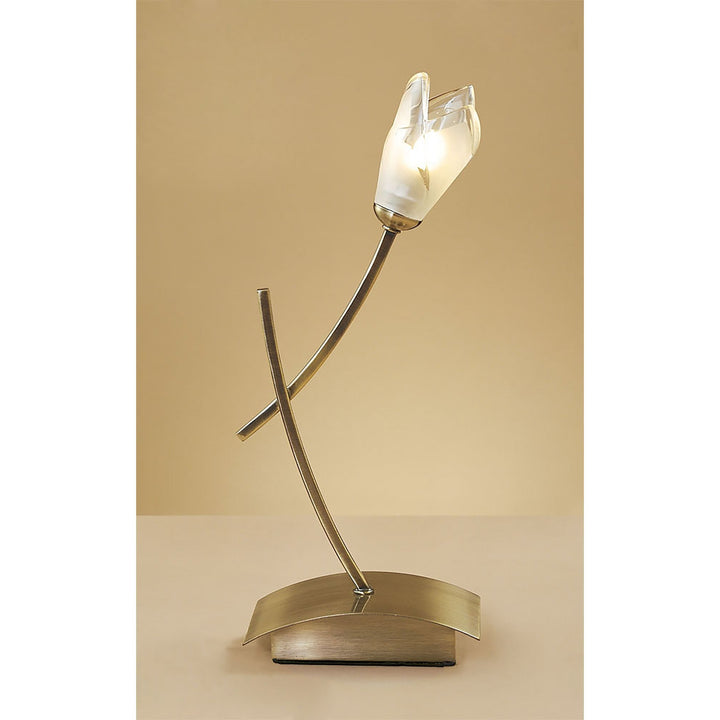 Mantra M0194AB Pietra Table Lamp 1 Light G9 Antique Brass