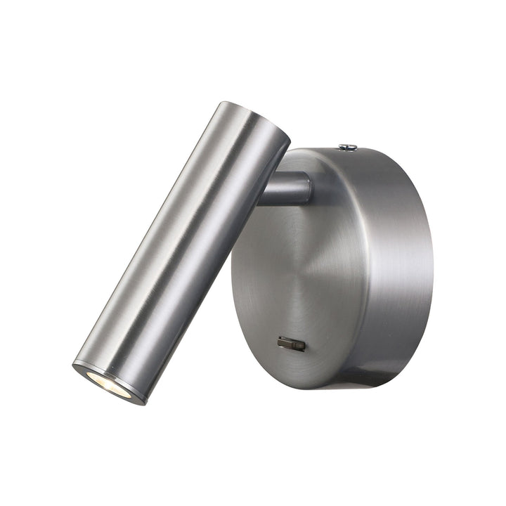 Mantra M6076 Prea Wall/Reading Light 3W LED Switched Satin Nickel