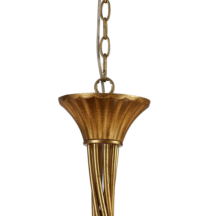 Mantra M6205 Paola Pendant 95cm Round Gold Painted