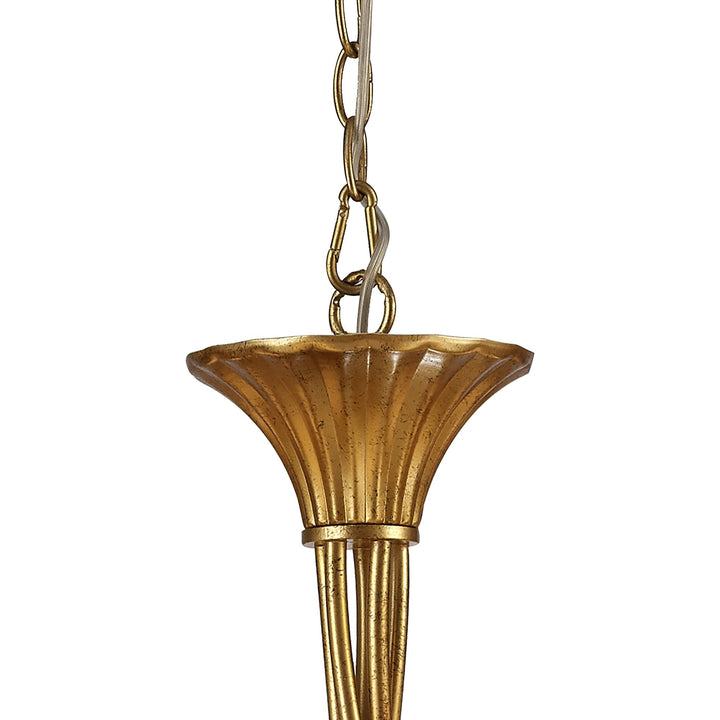 Mantra M6206 Paola Pendant 70cm Round Gold Painted