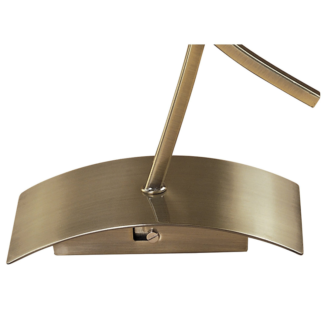 Mantra M0182AB Pietra Table Lamp 2 Light G9 Antique Brass