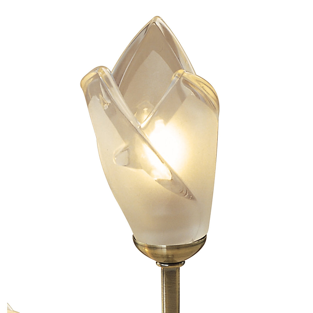 Mantra M0182AB Pietra Table Lamp 2 Light G9 Antique Brass