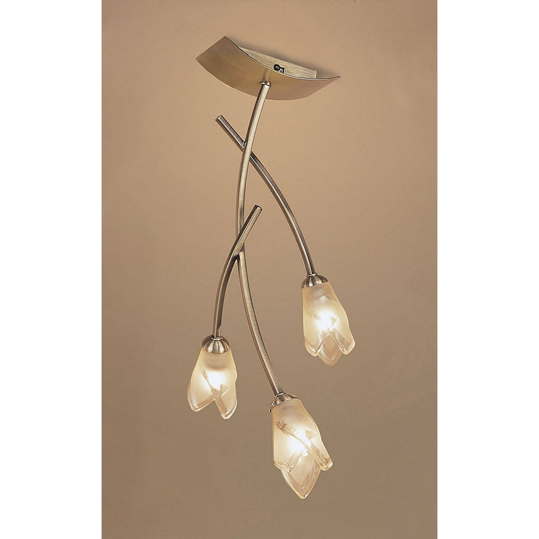 Mantra M0189AB Pietra Ceiling 3 Light G9 Antique Brass