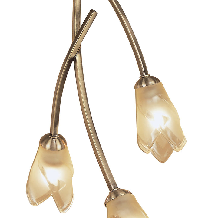 Mantra M0189AB Pietra Ceiling 3 Light G9 Antique Brass