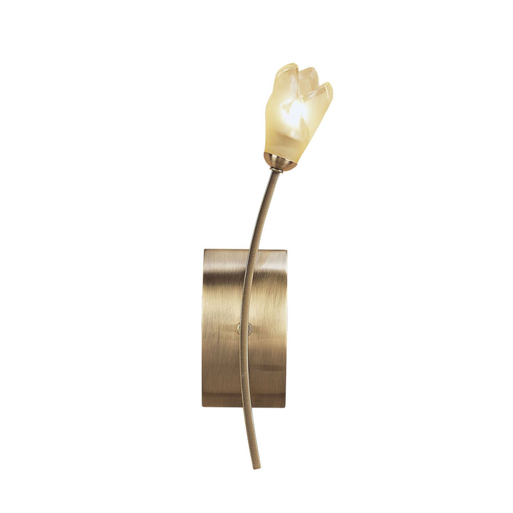 Mantra M0192AB/S Pietra Wall Lamp Switched 1 Light G9 Antique Brass