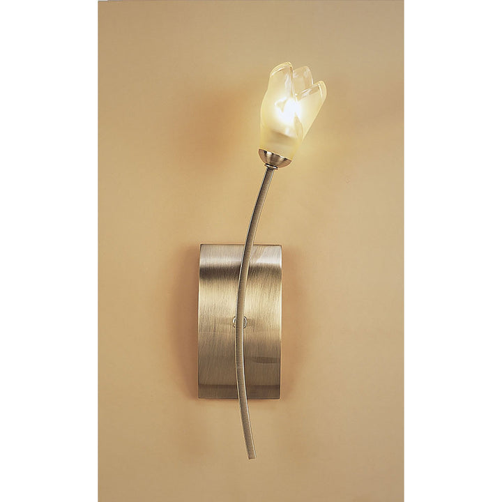 Mantra M0192AB/S Pietra Wall Lamp Switched 1 Light G9 Antique Brass