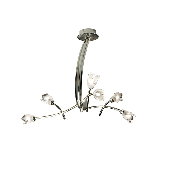 Mantra M0181 Pietra Pendant 3 Arm 6 Light G9 Polished Chrome