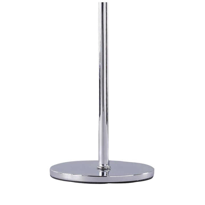 Mantra M0924 Pop Table Lamp 1 Light E27 Gloss White/White Acrylic/Polished Chrome