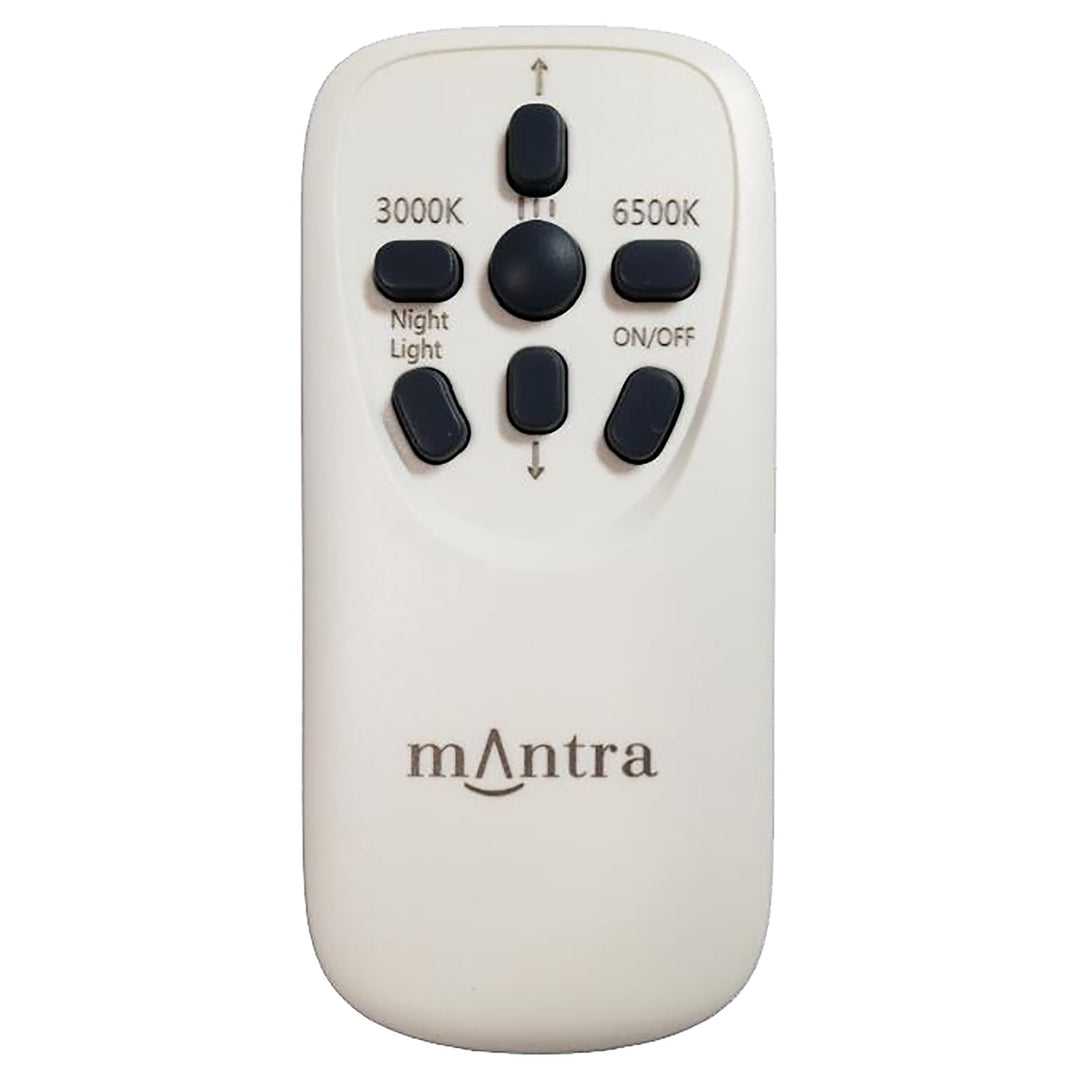 Mantra M5933 Reef Ceiling 45cm Round 48W LED -6500K Tuneable Remote Control Chrome / White