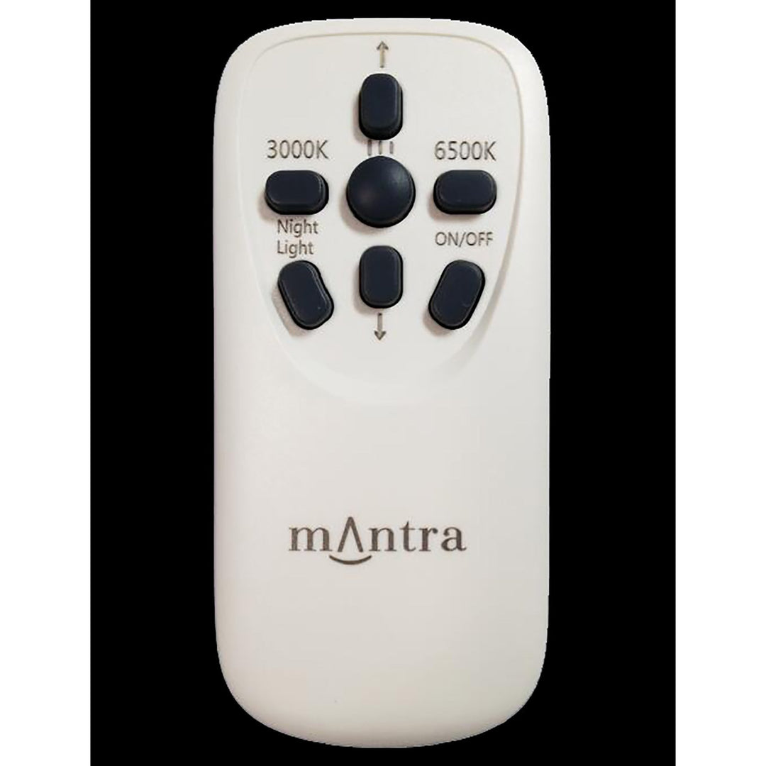 Mantra M5933 Reef Ceiling 45cm Round 48W LED -6500K Tuneable Remote Control Chrome / White