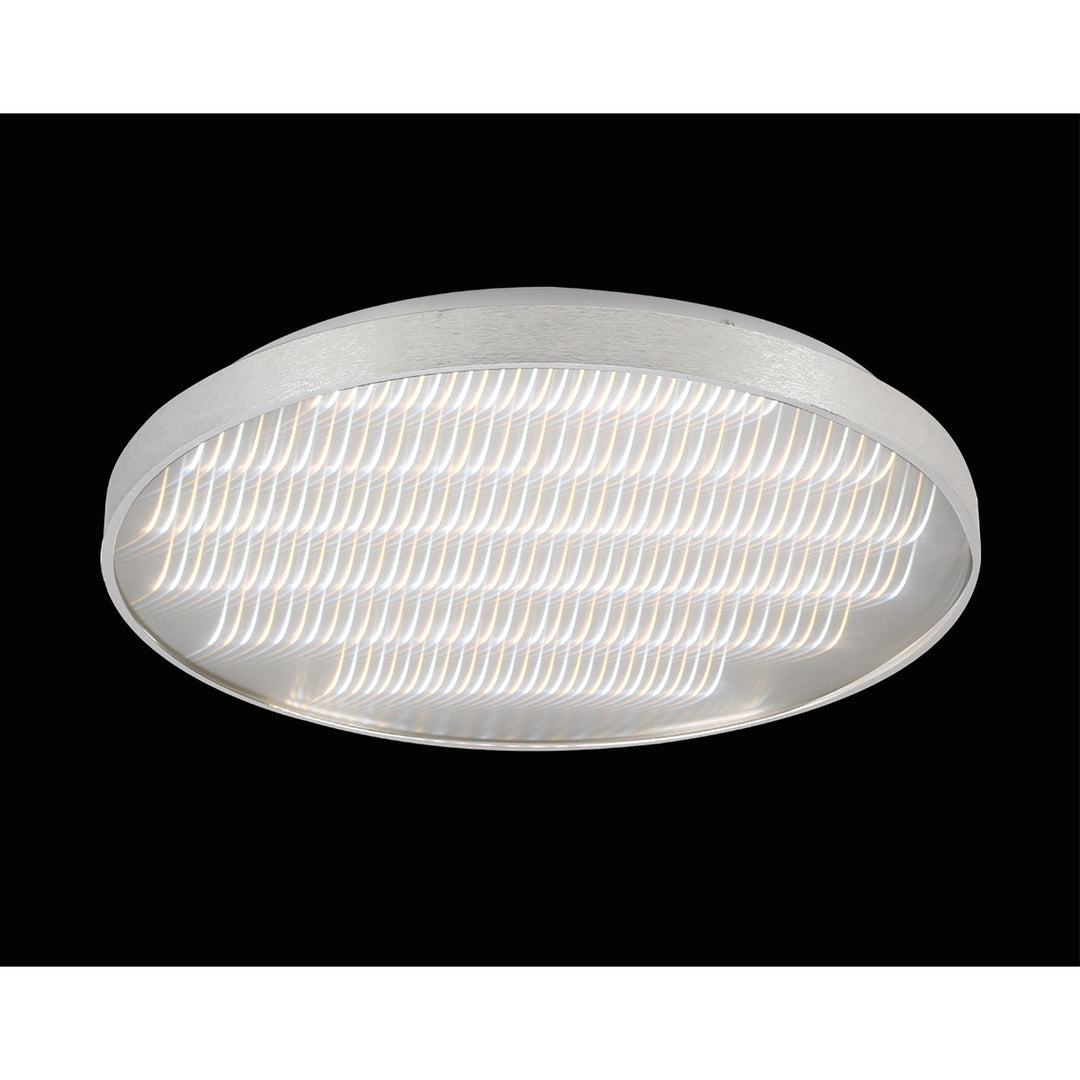 Mantra M5342 Reflex Flush 58cm Round 50W LED + 6000K Aluminium / Acrylic