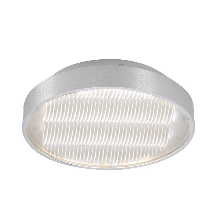 Mantra M5344 Reflex Flush 29cm Round 18W LED + 6000K Aluminium / Acrylic