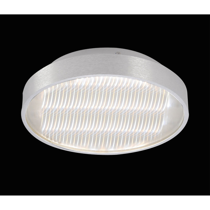 Mantra M5344 Reflex Flush 29cm Round 18W LED + 6000K Aluminium / Acrylic