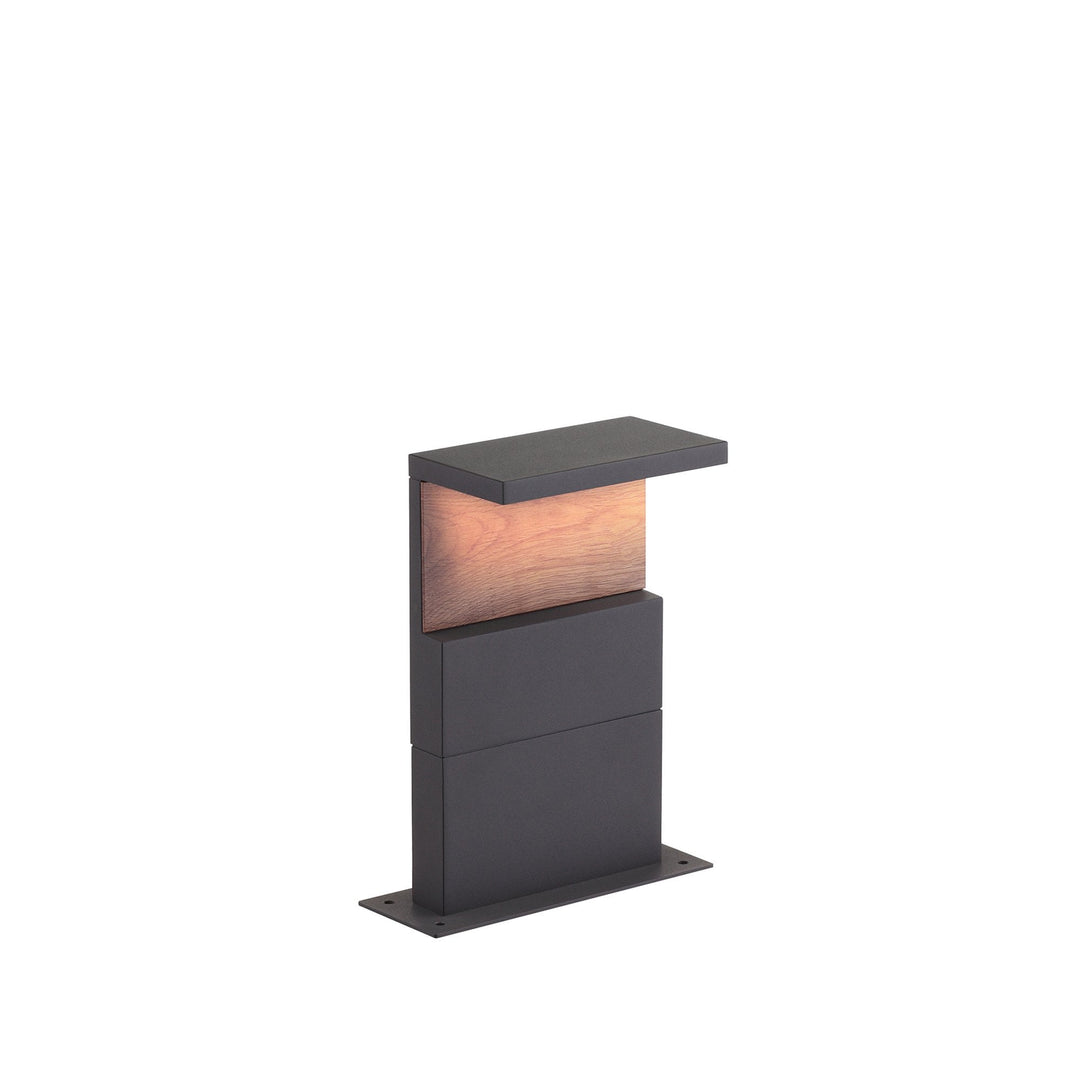 Mantra M6771 Ruka Outdoor Floor Lamp Small 13W LED Anthracite/Walnut