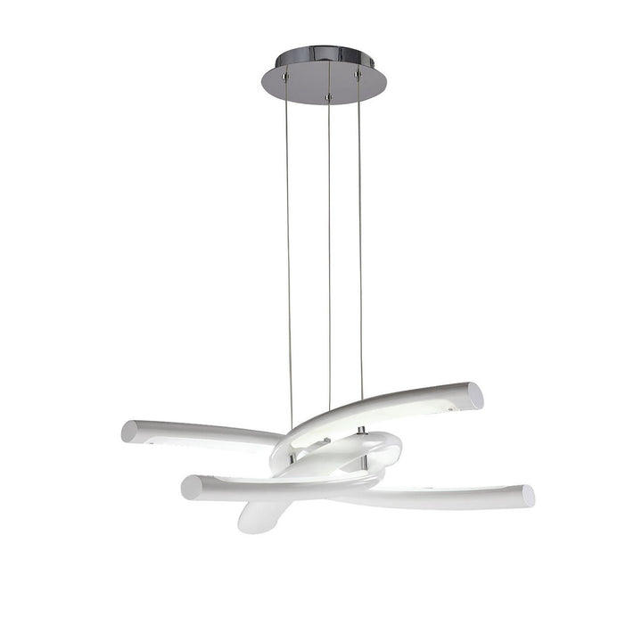 Mantra M3970 Knot Pendant LED Gloss White