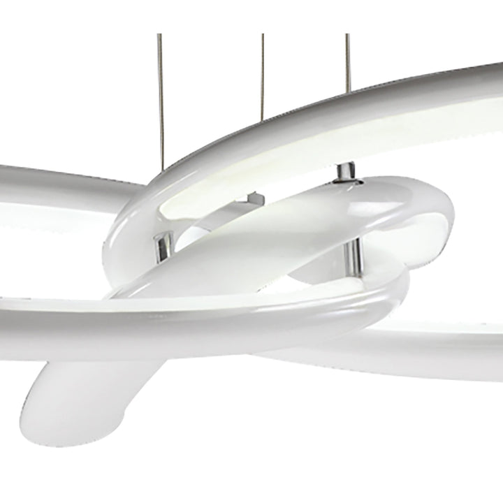 Mantra M3970 Knot Pendant LED Gloss White