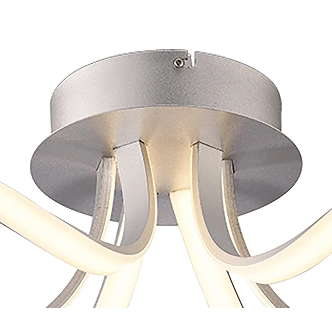 Mantra M4989 Knot Ceiling LED 2 Looped Arms Silver