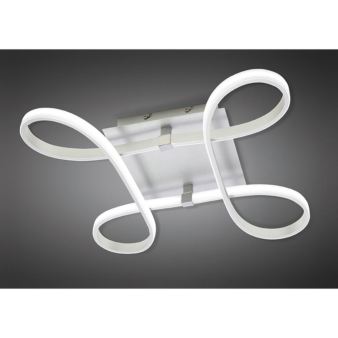 Mantra M4990 Knot Ceiling LED 4 Looped Arms Silver