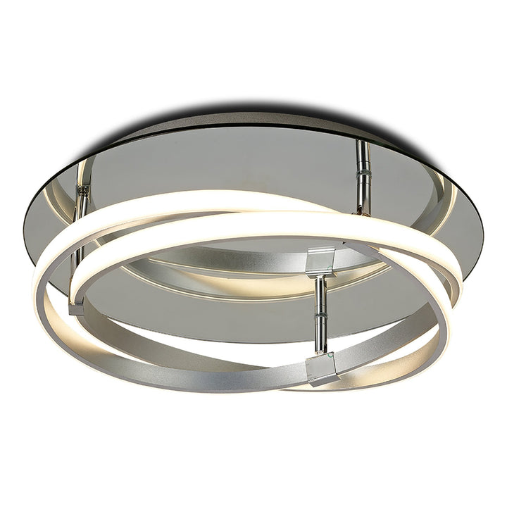 Mantra M5727 Infinity Flush Ceiling Light LED Silver