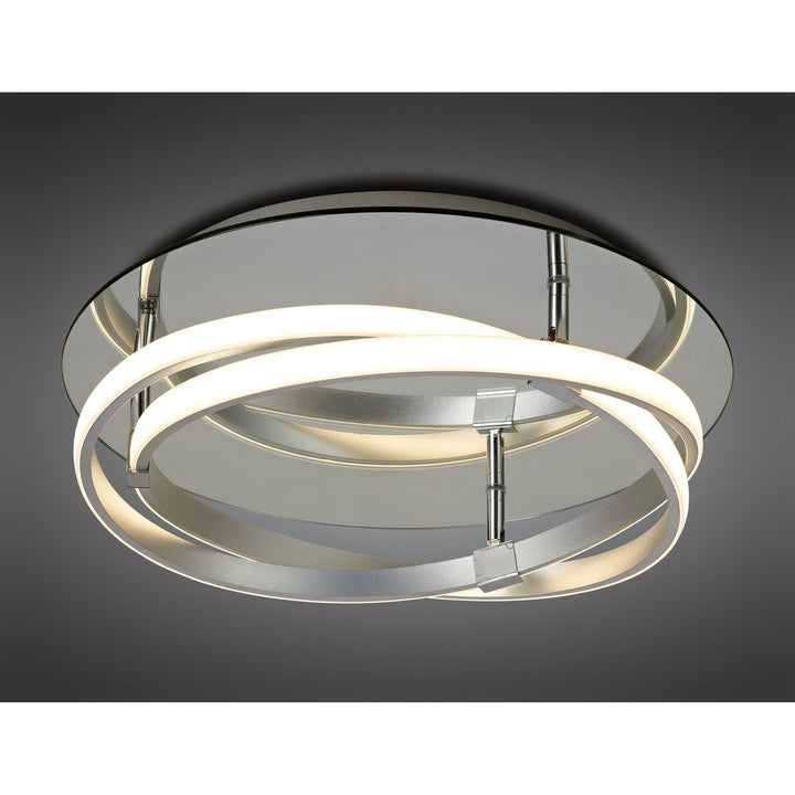 Mantra M5727 Infinity Flush Ceiling Light LED Silver