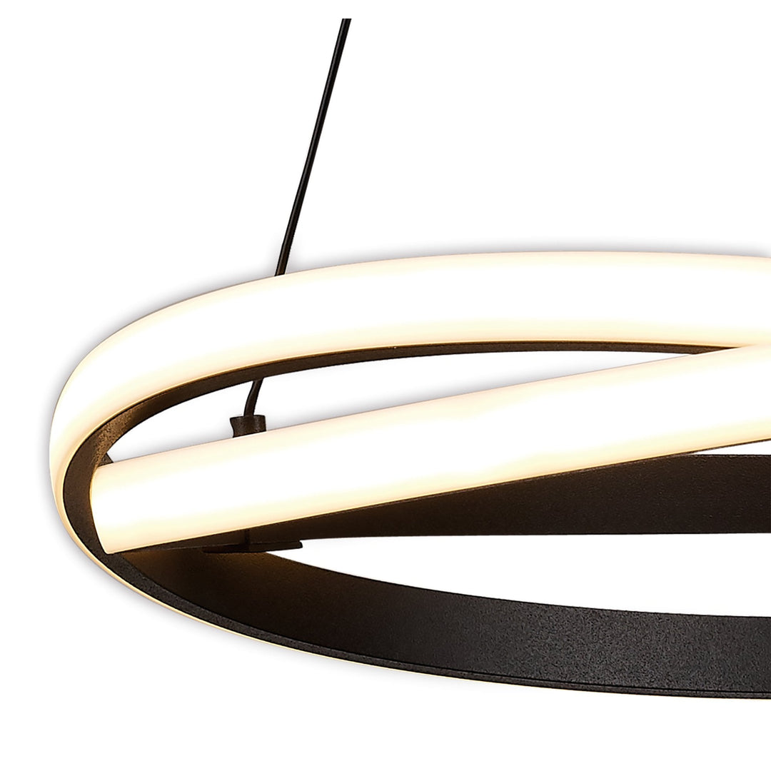 Mantra M5810 Infinity Brown Oxide Dimmable Pendant LED Brown Oxide