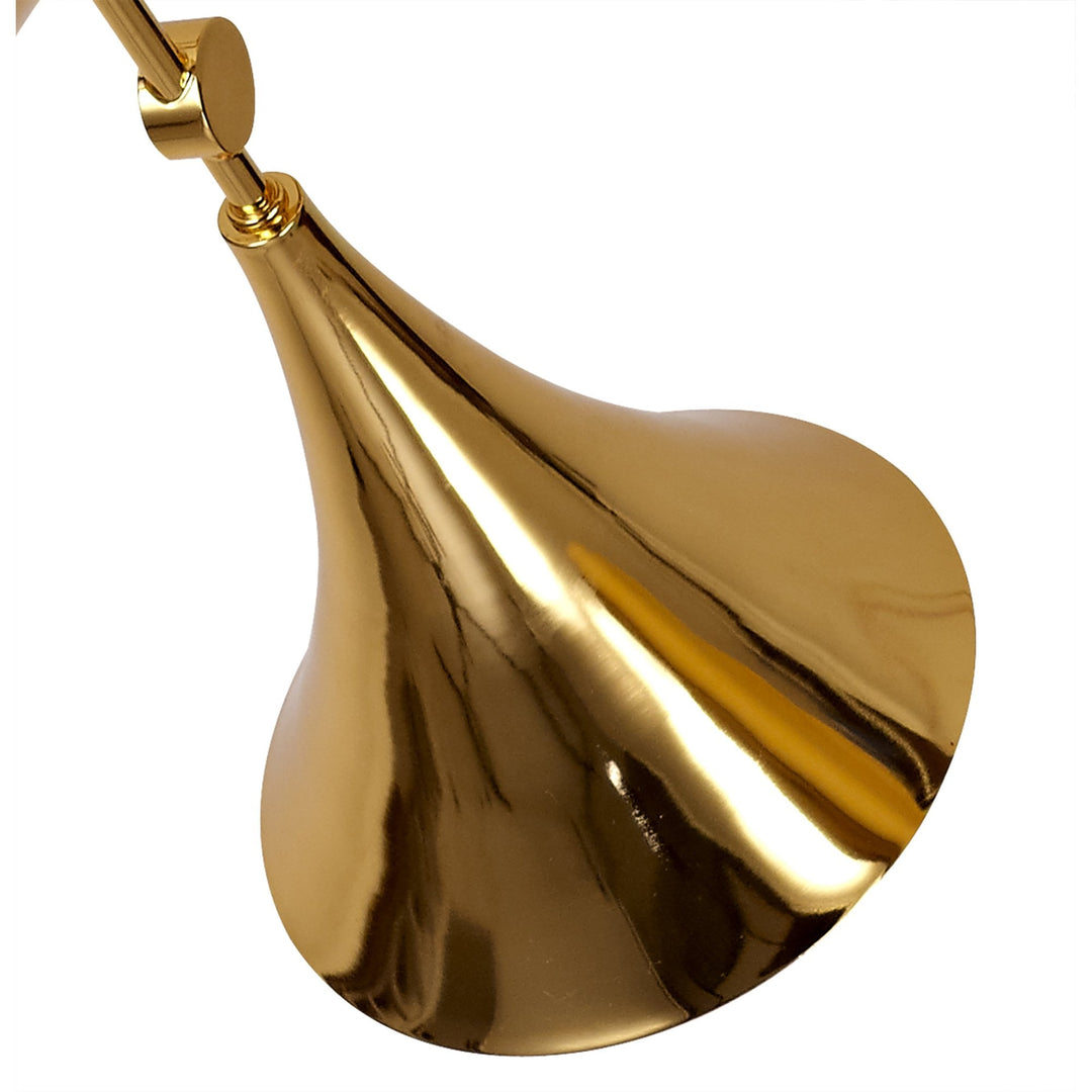 Mantra M5897 Jazz Oro Pendant 5 Light Polished Gold