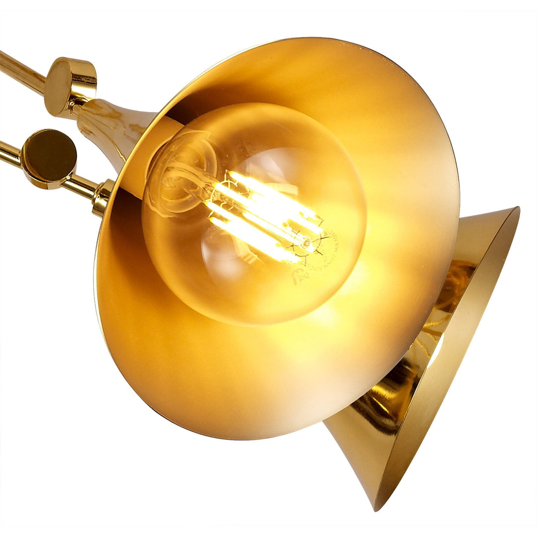Mantra M5897 Jazz Oro Pendant 5 Light Polished Gold