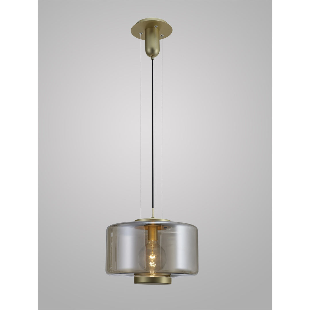 Mantra M6192 Jarras Pendant 40cm Round Matt Gold