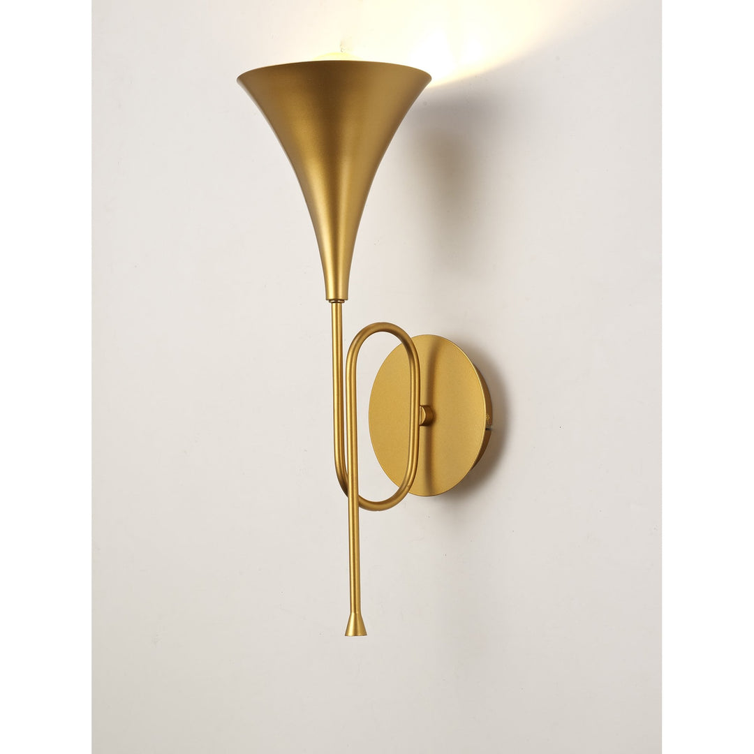 Mantra M6353 Jazz Wall Lamp Gold Painted