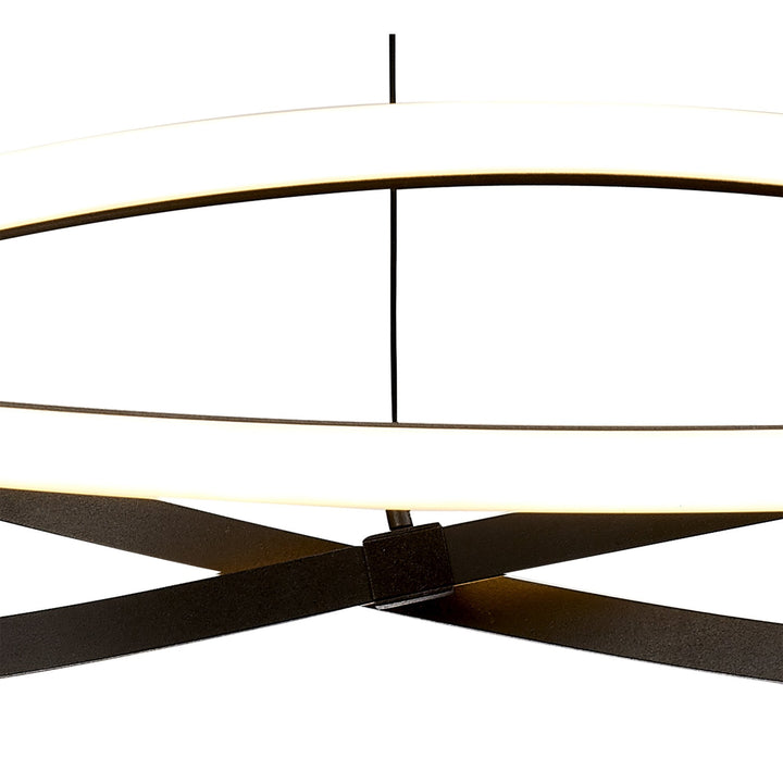 Mantra M5390 Infinity Pendant LED Brown Oxide White Acrylic