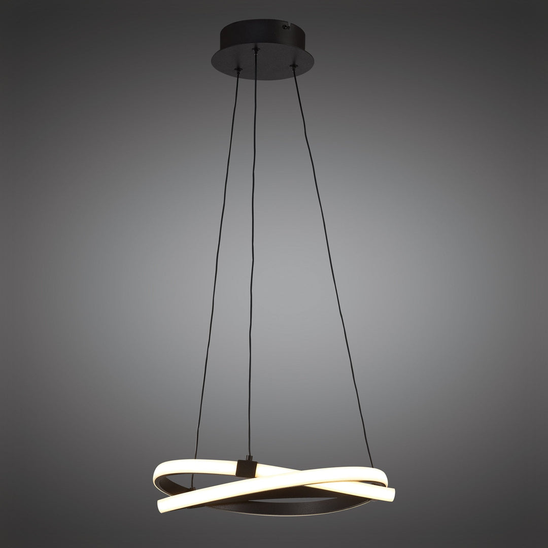 Mantra M5394 Infinity Pendant LED Brown Oxide White Acrylic