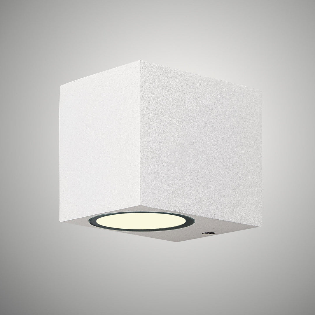 Mantra Fusion M6517 Kandanchu Square Wall Lamp IP54 Sand White