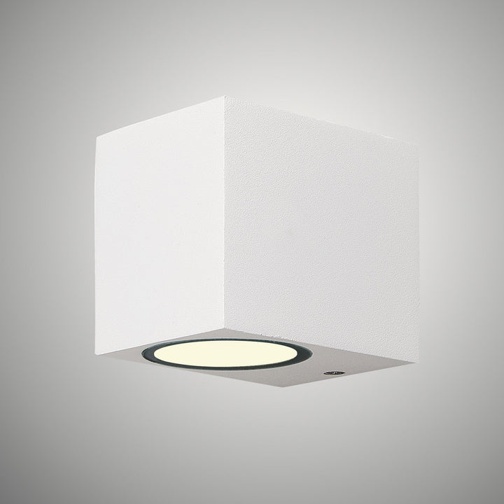 Mantra Fusion M6517 Kandanchu Square Wall Lamp IP54 Sand White