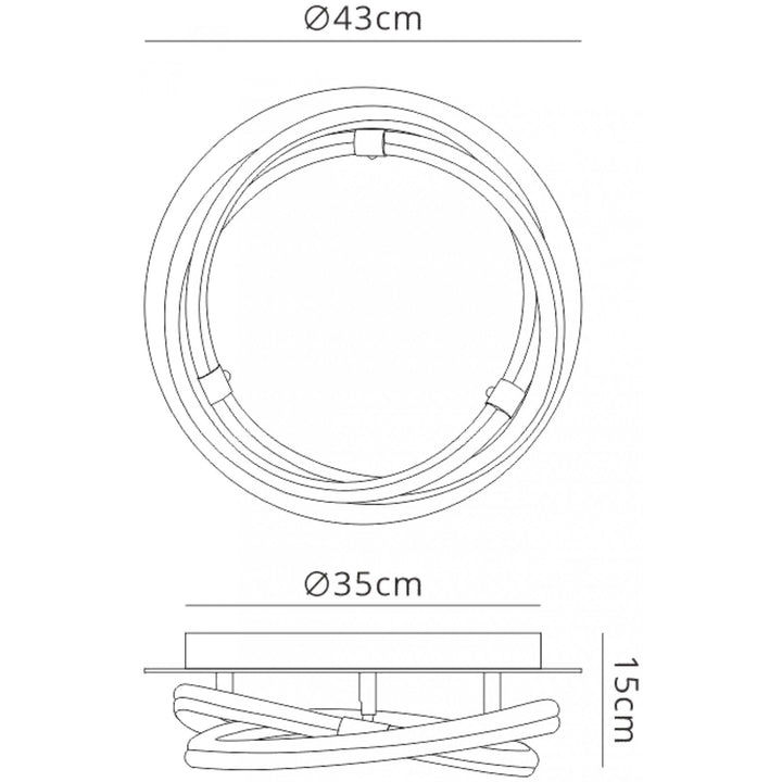 Mantra M6609 Infinity II Ceiling LED Chrome