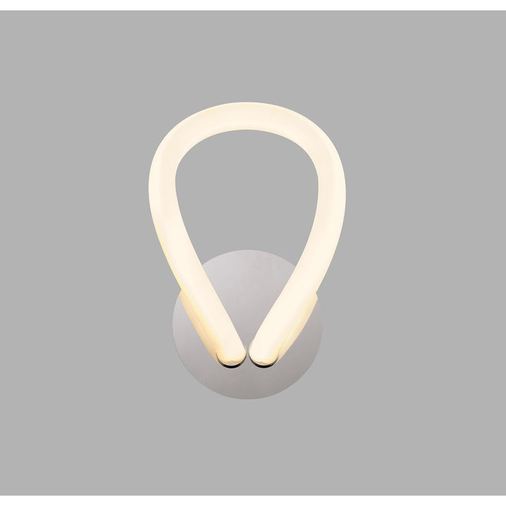 Mantra M6617/S Knot II Switched Wall Lamp 12W LED Chrome