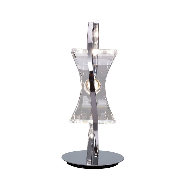 Mantra M0895 Kromo Table Lamp 1 Light G9 Looped Frame Polished Chrome