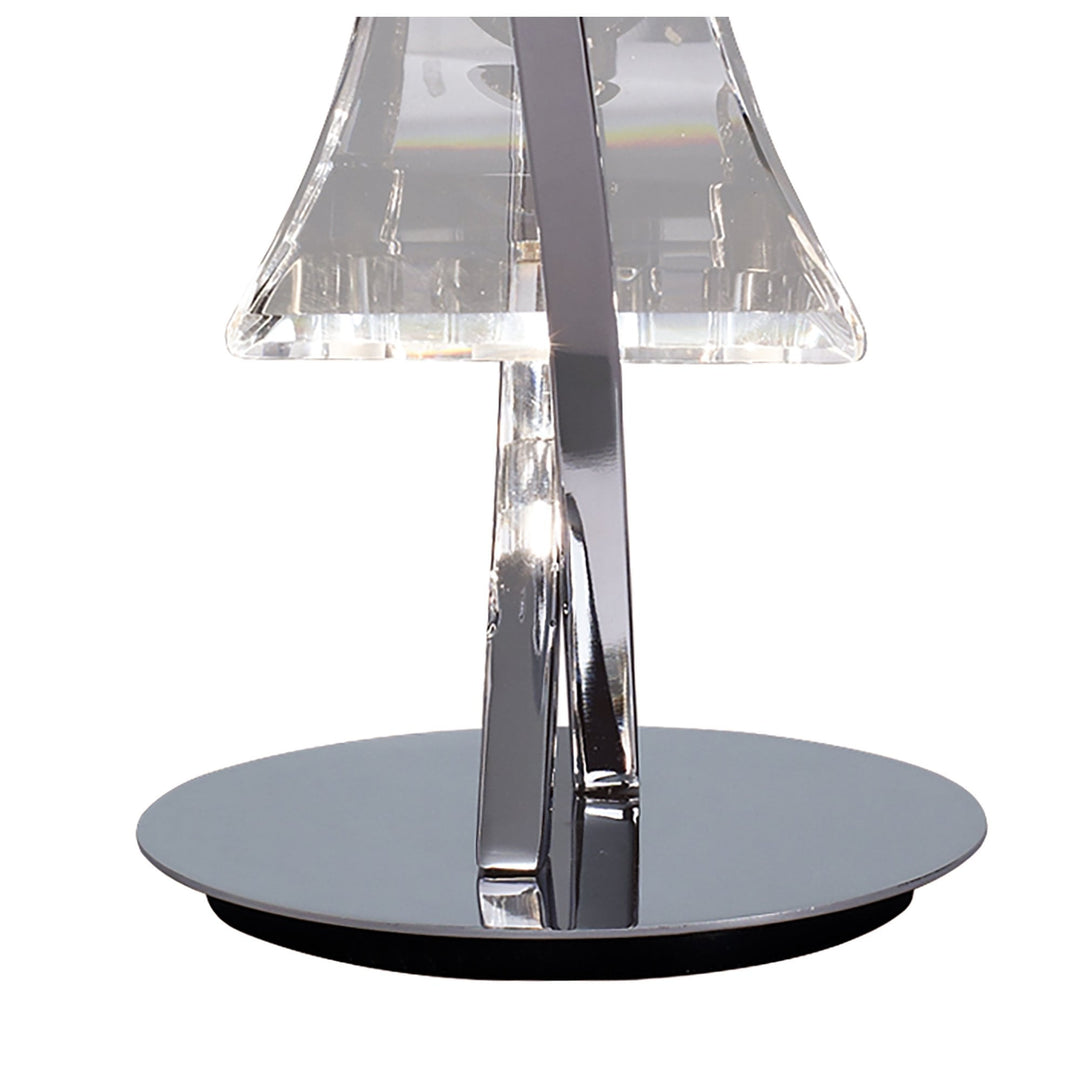 Mantra M0895 Kromo Table Lamp 1 Light G9 Looped Frame Polished Chrome