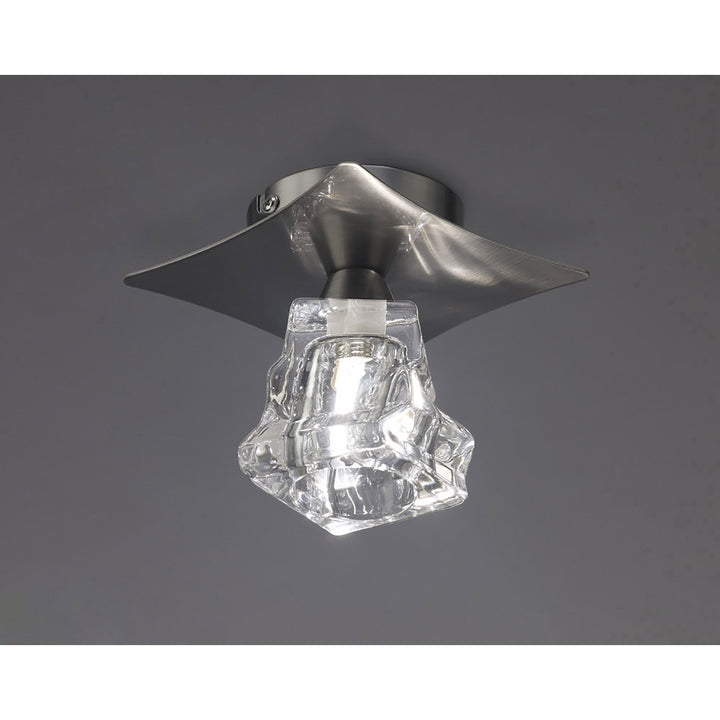 Mantra M3756 Iku Ceiling 1 Light Satin Nickel