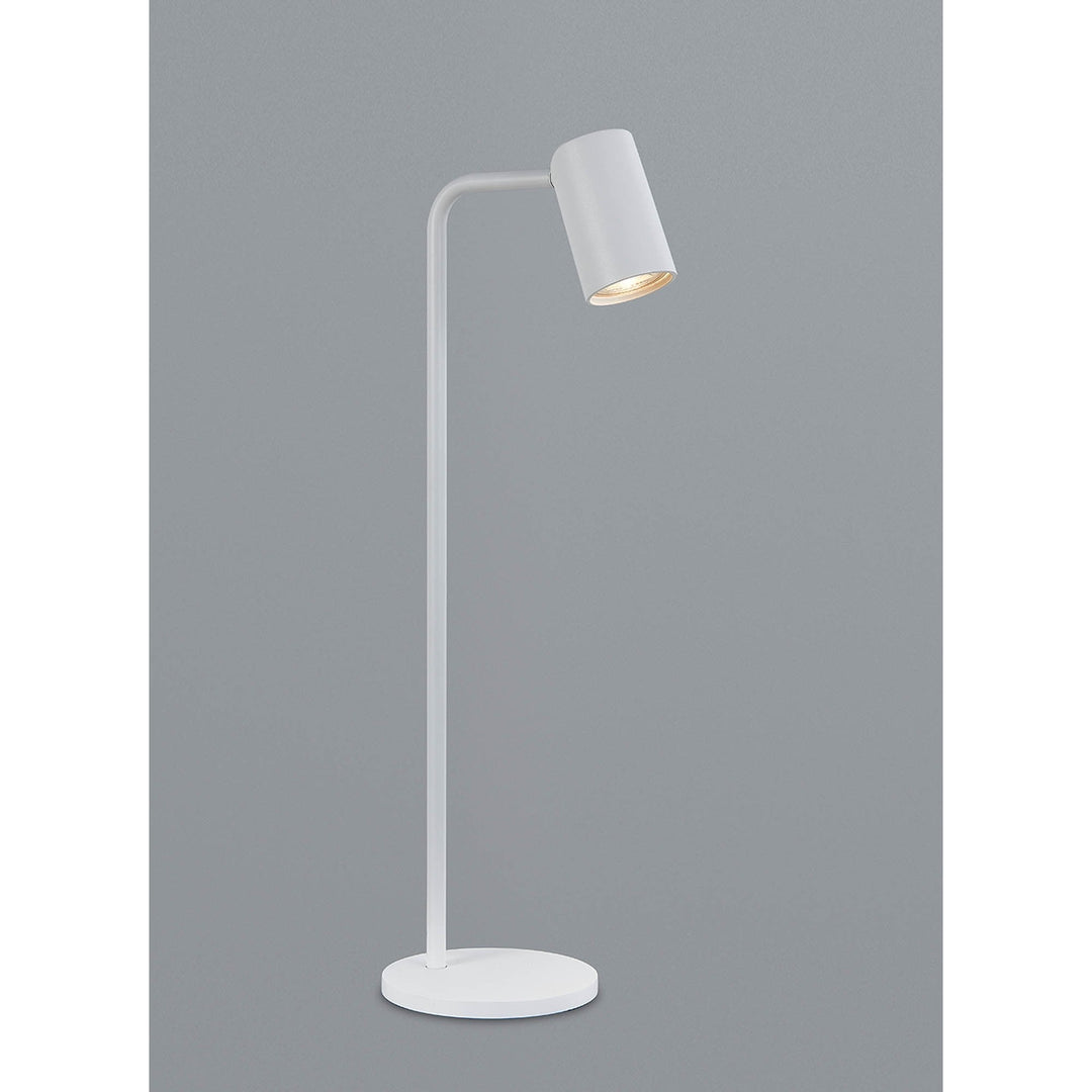 Mantra M7521 Sal Tall Table Lamp Inline Switch 1 Light GU10 Sand White