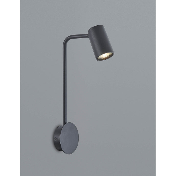 Mantra M7518 Sal Wall Lamp 1 Light GU10 Sand Black