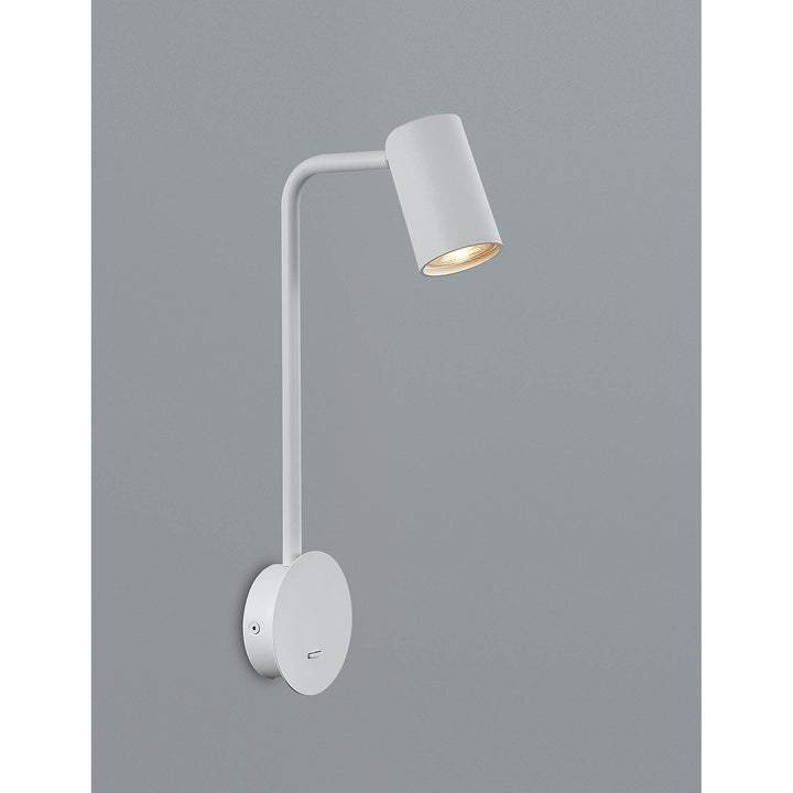 Mantra M7524 Sal Wall Lamp Switched 1 Light GU10 Sand White