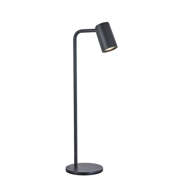 Mantra M7516 Sal Tall Table Lamp Inline Switch 1 Light GU10 Sand Black