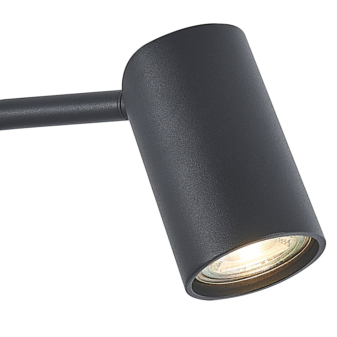 Mantra M7519 Sal Wall Lamp Switched 1 Light GU10 Sand BLack