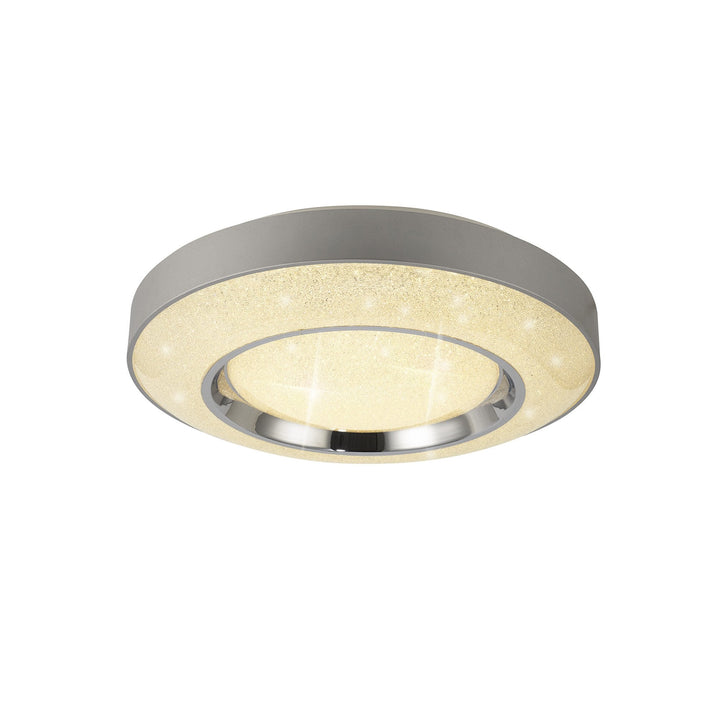 Mantra M6453 Santorini Ceiling 36W LED Remote Control -6000K Polished Chrome / Silver