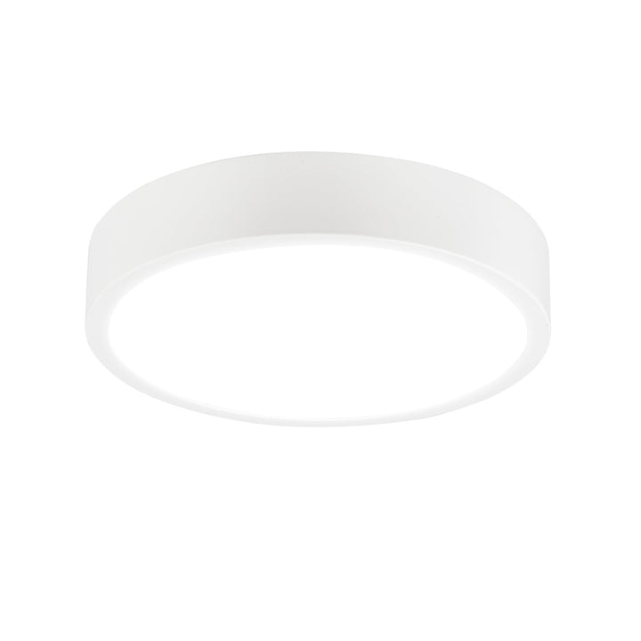 Mantra M6627 Saona 30cm Round LED Surface Flush Fitting 30W Matt White/Frosted Acrylic