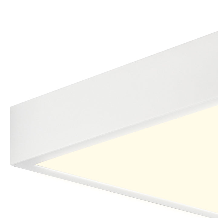 Mantra M6628 Saona 12cm Square LED Surface Flush Fitting 8W Matt White/Frosted Acrylic