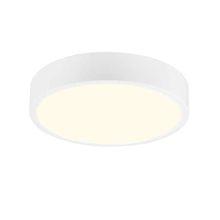 Mantra M6626 Saona 30cm Round LED Surface Flush Fitting 30W Matt White/Frosted Acrylic