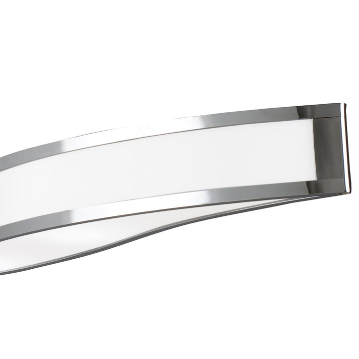 Mantra M8666/1 Sintesys Linear Telescopic Convertible To Semi Flush GU10 4 Light Polished Chrome - M8666