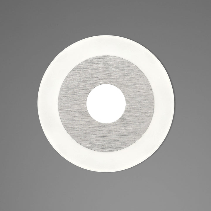 Mantra M5123 Sol Wall Lamp 14cm Round 4W LED Aluminium / Acrylic